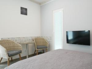 TV a/nebo společenská místnost v ubytování Apartmán Laura
