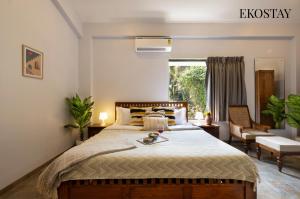 Ένα ή περισσότερα κρεβάτια σε δωμάτιο στο EKOSTAY - Venus Villa +10 φωτογραφίες