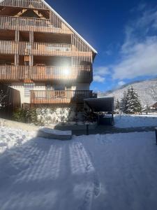 Steblaj apartments Park v zimě