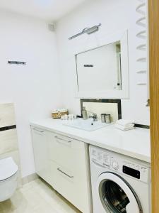 Koupelna v ubytování Apartament MK 11