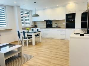 Kuchyň nebo kuchyňský kout v ubytování Apartament MK 11 + 9 fotografií