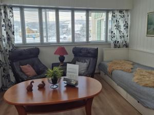 Posezení v ubytování Vertshuset Fannarheimr - Bed &Breakfast