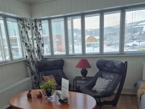 Posezení v ubytování Vertshuset Fannarheimr - Bed &Breakfast