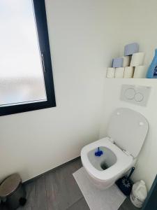 Koupelna v ubytování Chambres Carantec