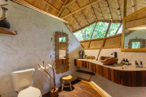 Koupelna v ubytování Hotel Boutique Kokoro Mio