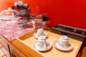 Coffee and tea making facilities at La Tela di Penelope