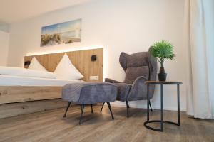 Postel nebo postele na pokoji v ubytování MEIN MOTEL - Self Check-in