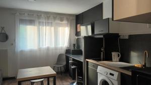 Η κουζίνα ή μικρή κουζίνα στο Appartement T1 proche de VULCANIA +1 φωτογραφίες