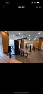 Pusat kebugaran dan/atau fasilitas kebugaran di skytrees公寓 距Aeon五分钟路程