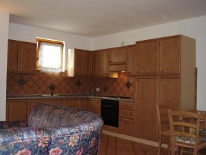 Kuchyň nebo kuchyňský kout v ubytování Residenza Al Castello