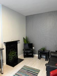 Posezení v ubytování Bridge street apartment 14