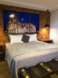 Postel nebo postele na pokoji v ubytování W4 Hotel