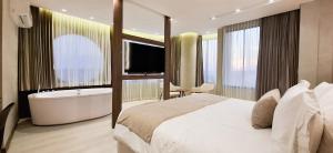 Botanico Hotel y Spa客房内的一张或多张床位