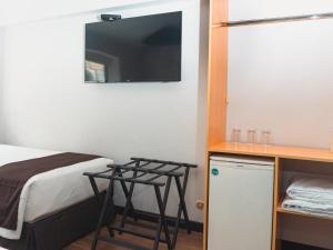 Katil atau katil-katil dalam bilik di Hotel Ferré Miraflores