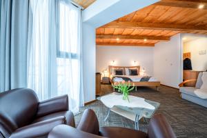 A seating area at Boutique Hotel Vila Lieska