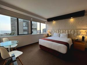 Katil atau katil-katil dalam bilik di Hotel Ferré Miraflores