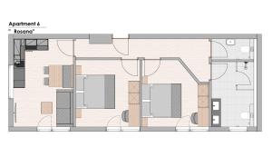 Plan piętra w obiekcie Mannharthof