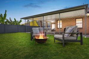 Χώρος καθιστικού στο Winery Rest at Turnberry Hunter Valley - 5 minutes to vineyards.