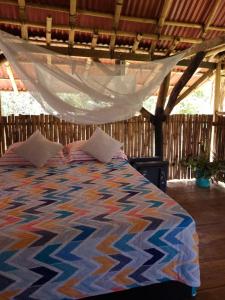 Postel nebo postele na pokoji v ubytování Casa Surya Naturaleza y Bienestar