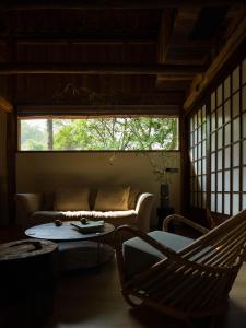 Posezení v ubytování Yunzhu Healing Boutique B&B