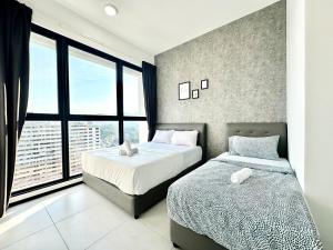 Postel nebo postele na pokoji v ubytování Royal Luxury apartment in Georgetown 3BR 10PAX + 64 fotografií