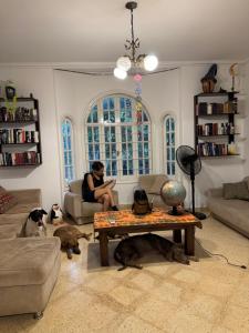 Posezení v ubytování La Casita Del Viajero