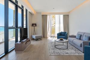 Posezení v ubytování Beach Bay Hotel Mirfa