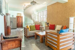 Posezení v ubytování Asian Rooms Colombo 14