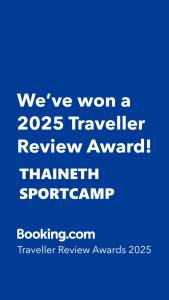 Certifikát, hodnocení, plakát nebo jiný dokument vystavený v ubytování Thaineth Sport Camp