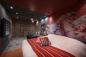 Postel nebo postele na pokoji v ubytování HOTEL FARINA DOLCE (Adult Only)