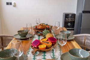 Jídlo v vily nebo okolí