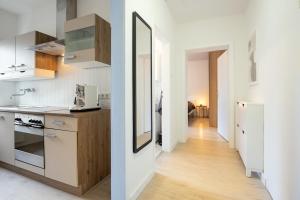 Η κουζίνα ή μικρή κουζίνα στο Modern & central 2-room apartment