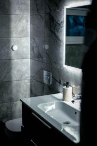 Koupelna v ubytování Lapland Dream House