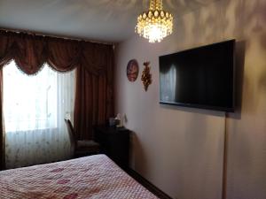 TV a/nebo společenská místnost v ubytování Apartment Hercules