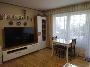 TV a/nebo společenská místnost v ubytování Apartment Hercules