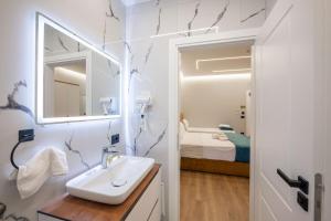 Vannituba majutusasutuses Golemi Lux Hotel