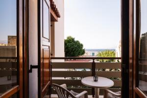 Balkón nebo terasa v ubytování Eva Marina Hotel