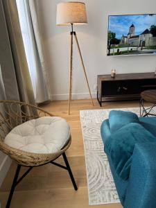 TV/trung tâm giải trí tại El Castillo Face au Château et Climatisé +14 ảnh