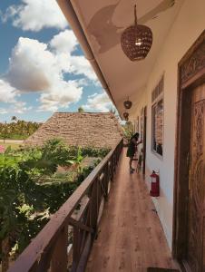 En balkon eller terrasse på Sirocco Apartments