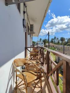 En balkon eller terrasse på Sirocco Apartments