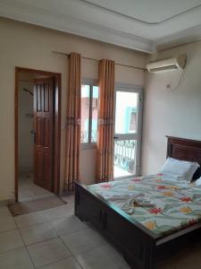 Postel nebo postele na pokoji v ubytování Black Diamond Appartements