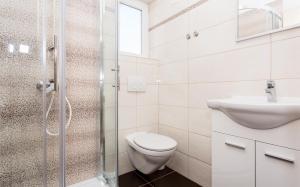Koupelna v ubytování Apartments Hrgovcic