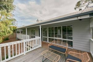 En balkon eller terrasse på Bills Place