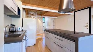 Kuchyň nebo kuchyňský kout v ubytování Sky Apartment - Affitti Brevi Italia