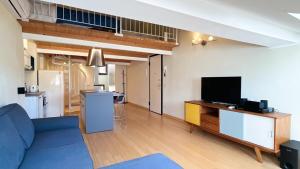 TV a/nebo společenská místnost v ubytování Sky Apartment - Affitti Brevi Italia + 11 fotografií