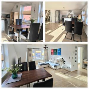 Posezení v ubytování FeWo Karlsson