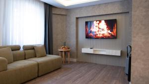 Posezení v ubytování Optimal Hotel