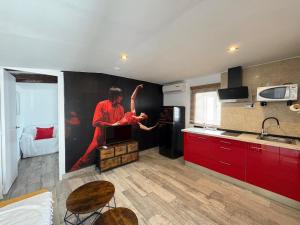 Kuchnia lub aneks kuchenny w obiekcie Apartamentos Jerez
