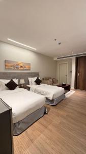 Ένα ή περισσότερα κρεβάτια σε δωμάτιο στο WEEK END IN FoR Serviced APARTMENTS +24 φωτογραφίες