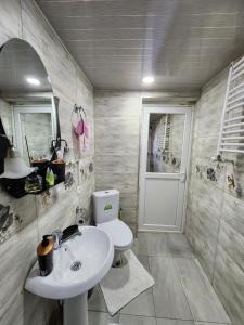 Koupelna v ubytování Hotel bereka